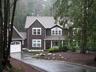 A home off Battle Point Drive on Bainbridge Island A home off Battle Point Drive on Bainbridge Island