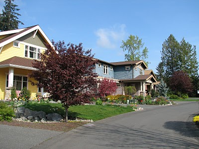 Homes in the Rolling Bay Neighborhood on Bainbridge Island