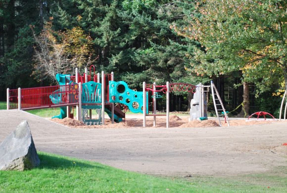 The new play structure at Eagledale Park on Bainbridge Island, WA The new play structure at Eagledale Park on Bainbridge Island.
