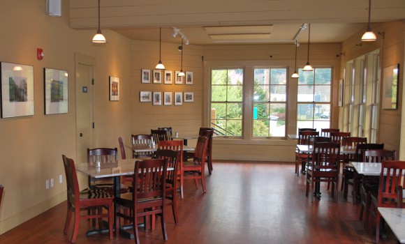 The expanded dining area at Treehouse Cafe. The expanded dining area at Treehouse Cafe.
