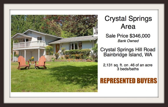 Sold by Jen Pells - Realtor on Bainbridge Island