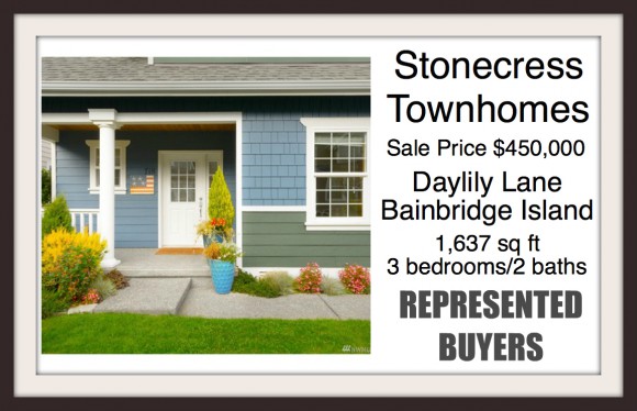 Townhouse sold by Jen Pells of Windermere Bainbridge