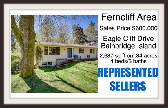 Eagle Cliff Drive on Bainbridge Island sold by Jen Pells Windermere Broker