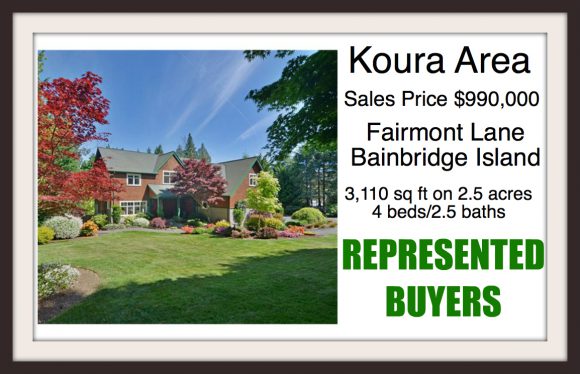 Fairmont Lane on Bainbridge Island sold by Jen Pells Windermere Broker
