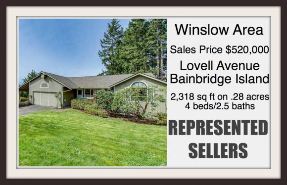 Lovell Avenue on Bainbridge Island sold by Jen Pells Windermere Broker
