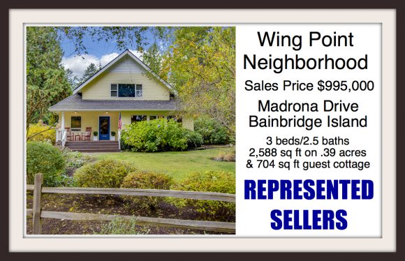 Madrona Drive on Bainbridge Island Sold by Jen Pells Real Estate Windermere