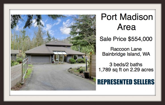 Raccoon Lane Sold by Jen Pells Windermere Bainbridge