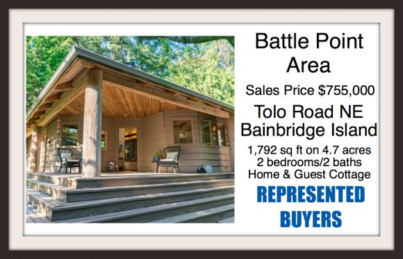 Tolo RD NE on Bainbridge Island Sold by Jen Pells Real Estate