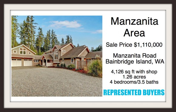 Manzanita Rd on Bainbridge Island Sold by Jen Pells