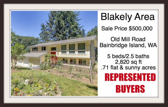 Old Mill Road home on Bainbridge Island sold by Jen Pells of Windermere Bainbridge