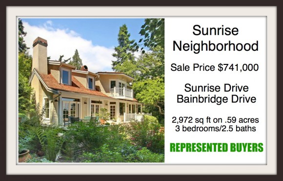Sunrise Drive on Bainbridge Island sold by Jen Pells