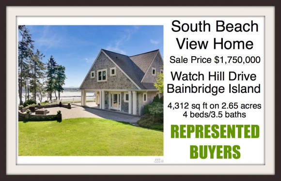 Watch Hill Road on Bainbridge Island Sold by Jen Pells of Windermere