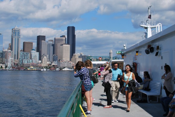 Seattle from Bainbridge Ferry