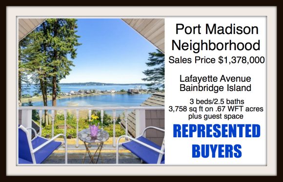 Lafayette Ave on Bainbridge Island sold by Jen Pells Real Estate