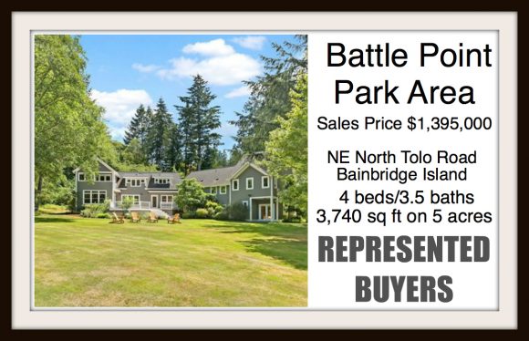 North Tolo Road on Bainbridge Island sold by Jen Pells Real Estate