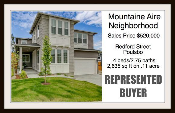 Redford St in Poulsbo sold by Jen Pells Real Estate
