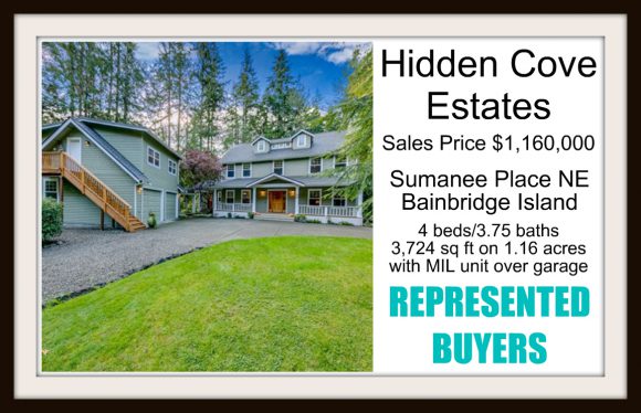 Sumanee Place in Hidden Cove Estates on Bainbridge Island sold by Jen Pells Real Estate