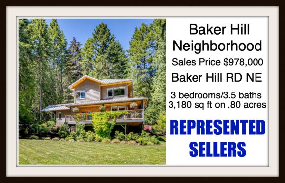 Baker Hill on Bainbridge Island sold by Jen Pells Real Estate