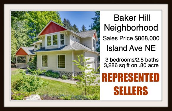 Island Ave on Bainbridge Island sold by Jen Pells Real Estate