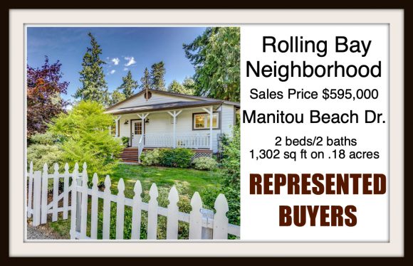 Manitou Beach Dr on Bainbridge Island sold by Jen Pells Real Estate