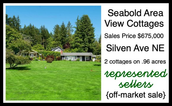 Silven Ave cottages on Bainbridge Island sold by Jen Pells Realtor